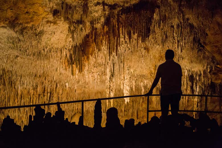 Visitando las cuevas del Drach