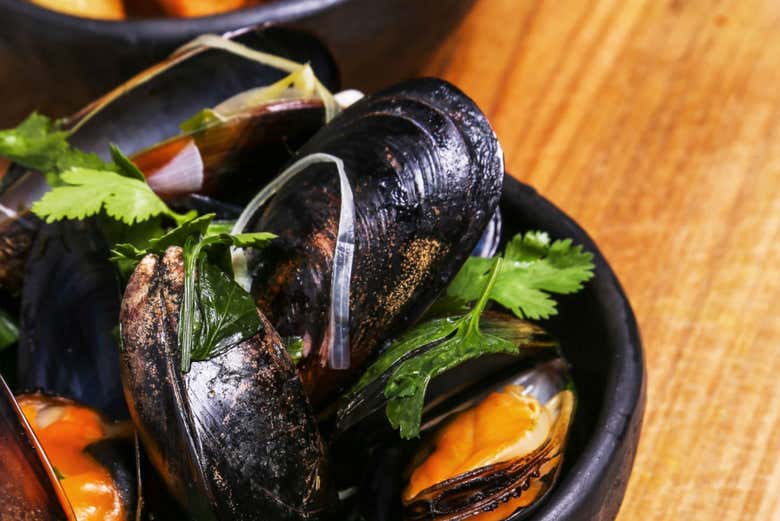 La degustación de mejillones