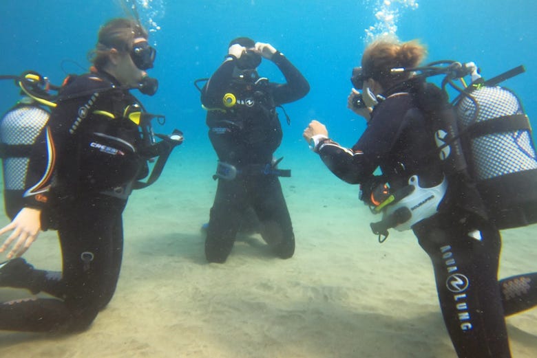 padi diving playa del carmen