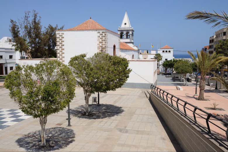 A square in Puerto del Rosario