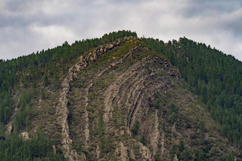 Formaciones en las montañas de Quiroga