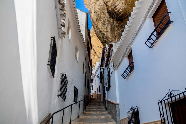 Disfrutando de la excursión a Setenil de las Bodegas