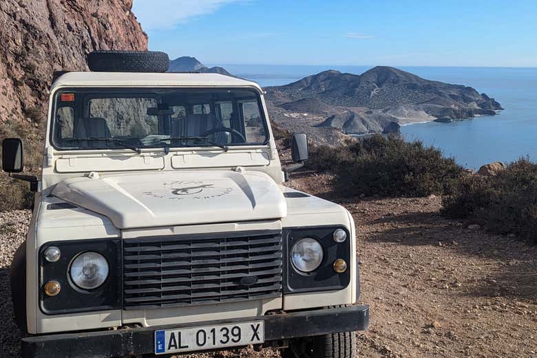 El 4x4 en la costa de Cabo de Gata