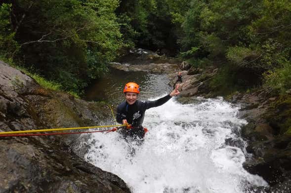 Canyoning em La Hermida