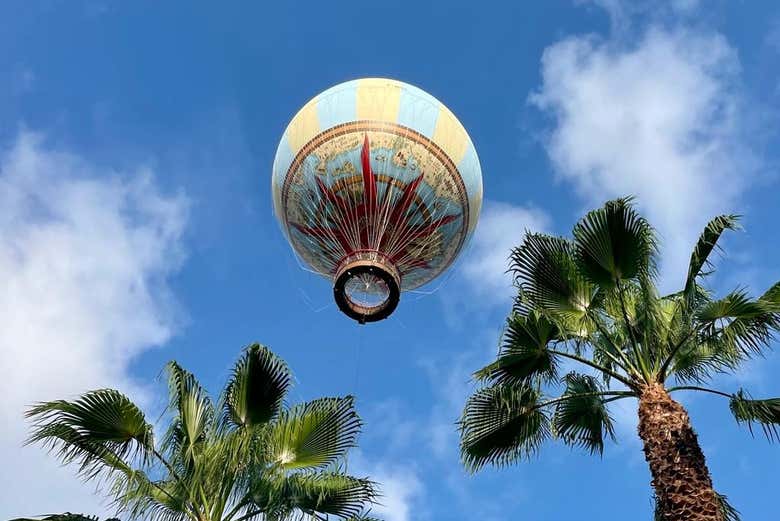 El globo en ascenso 