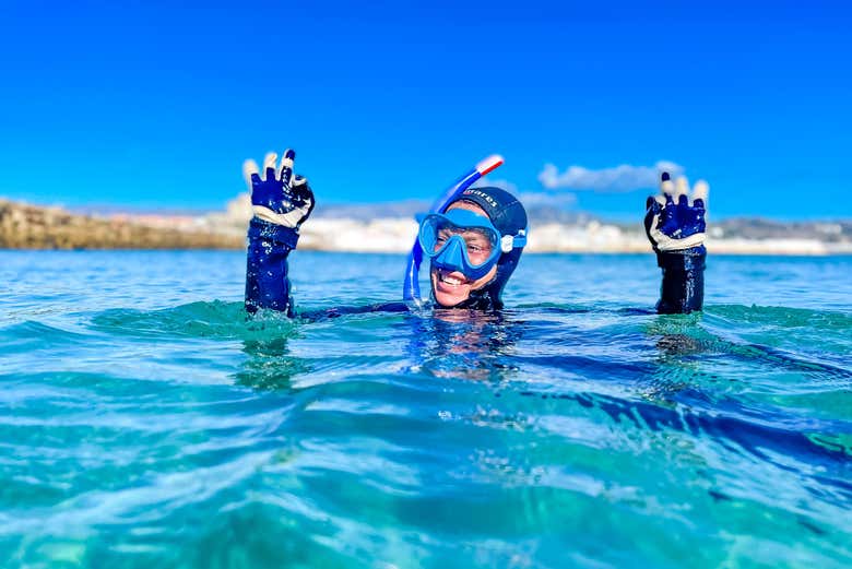 Activité de snorkeling à Tarifa