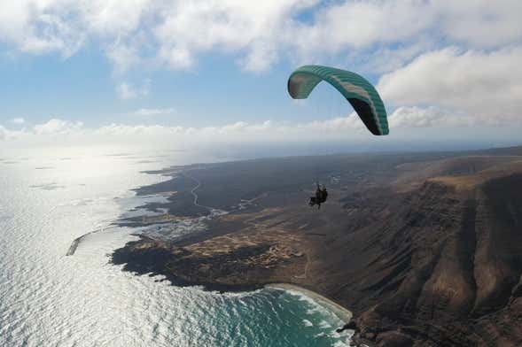 Volo in parapendio a Lanzarote