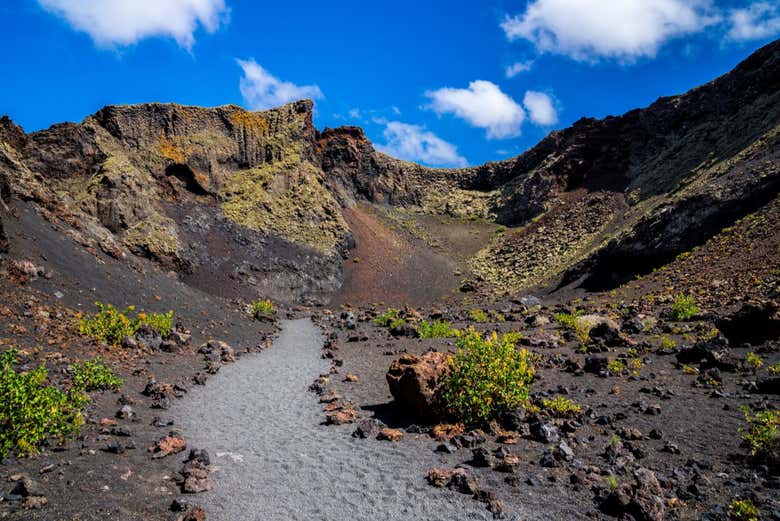 Senderos fáciles en el volcán del Cuervo