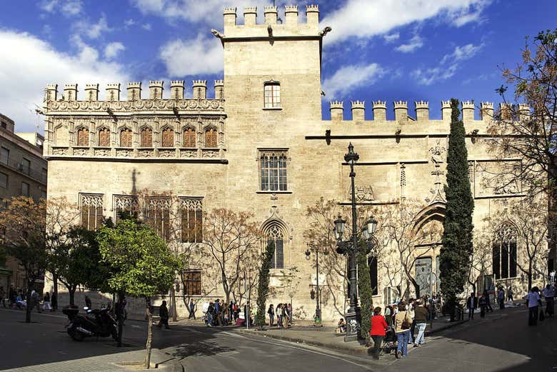 The Silk Exchange in the center of Valencia