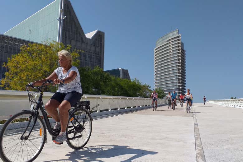 Recorriendo Zaragoza en bicicleta