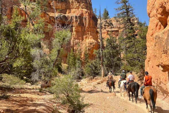 Paseo a caballo por el Cañón Bryce