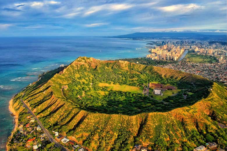 Vista aérea de Diamond Head