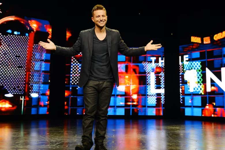 Mat Franco sobre el escenario