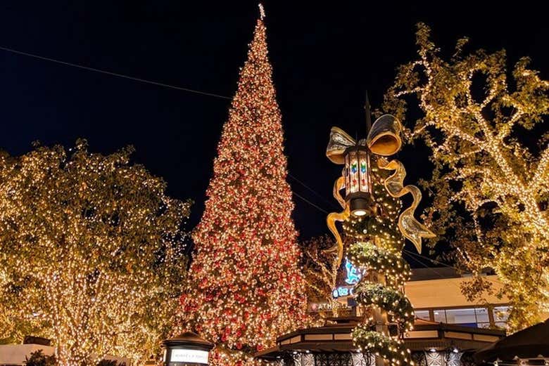 El árbol de Navidad más alto de Los Ángeles