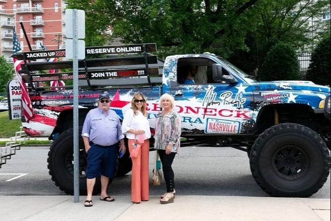 Photo next to the monster truck