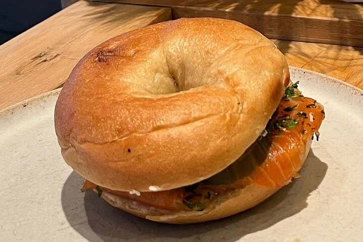 Try a classic New York bagel