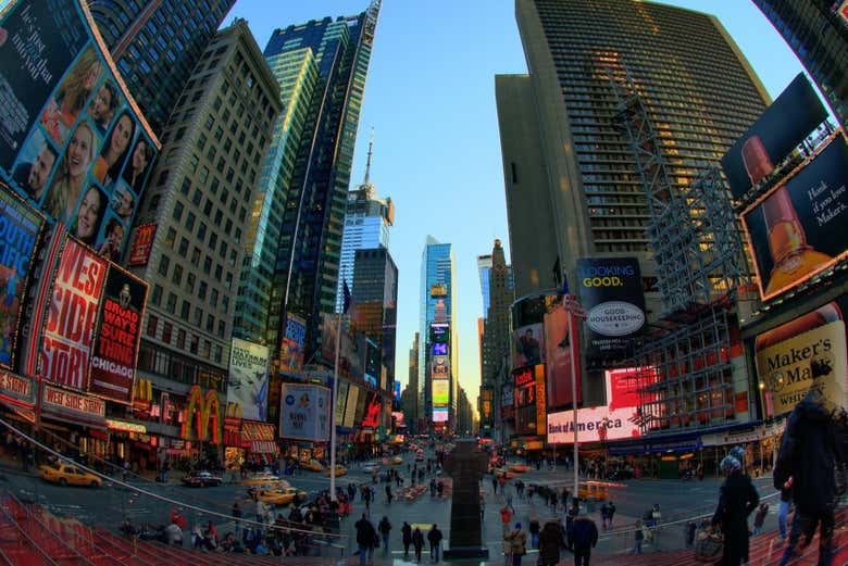 Les buildings illuminés de New York