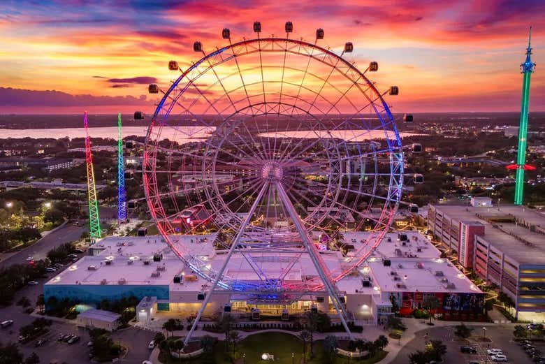 Tramonto sull'Orlando Eye