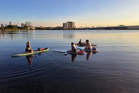 Kayak transparente o paddle surf en Orlando