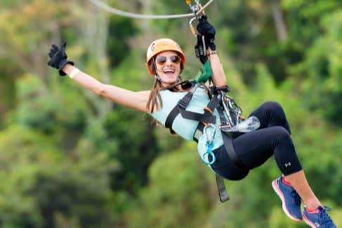 Disfrutando al máximo en Toro Verde Eco Adventure Park