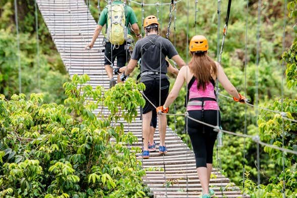 Ponti sospesi al Toro Verde Eco Adventure Park