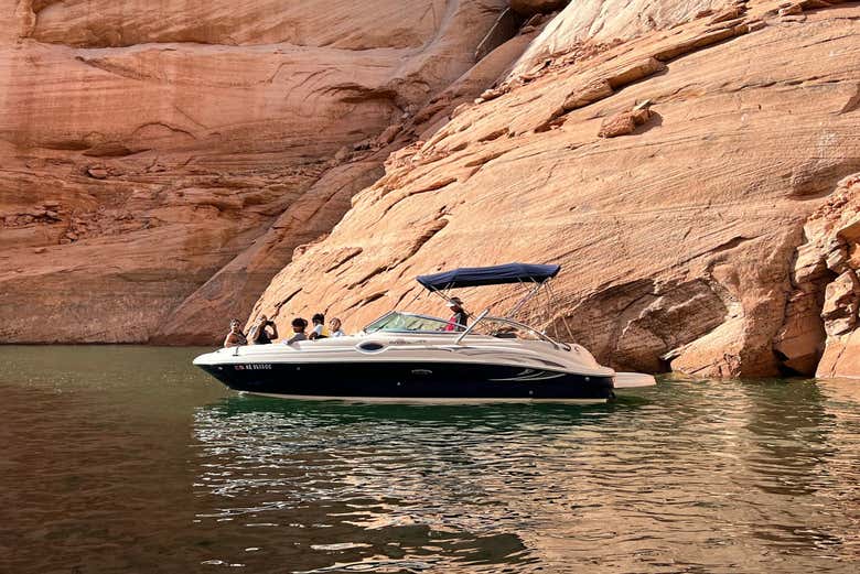 Le bateau sur le lac Powell