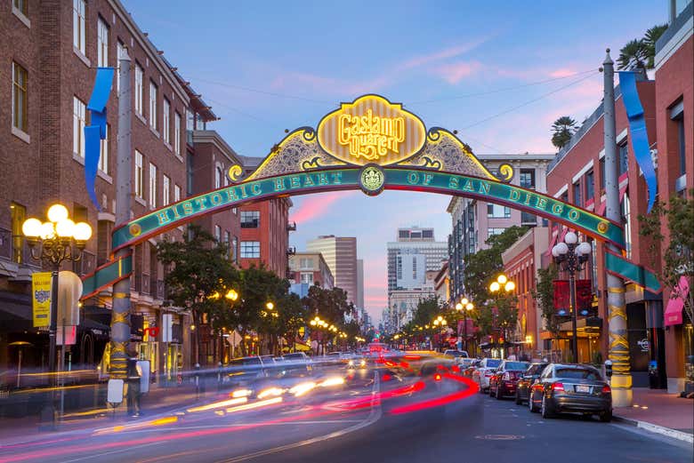 Entrée du quartier de Gaslamp