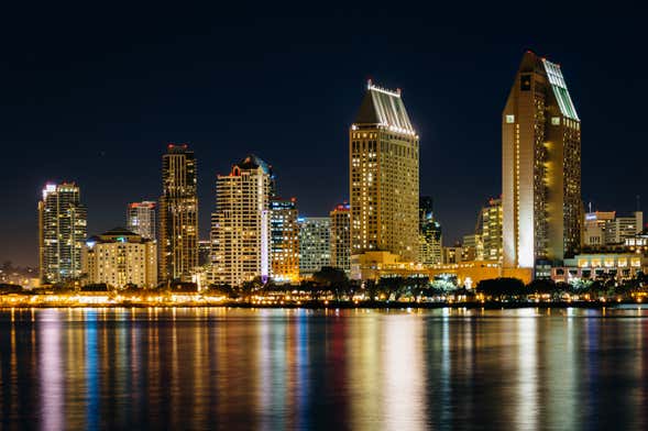 Tour panorâmico noturno por San Diego