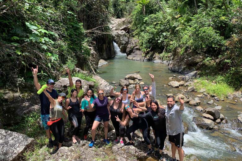 Desfrutando da excursão ao Bosque Nacional El Yunque