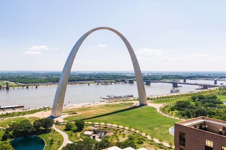 Arch of St Louis, an iconic symbol of the city