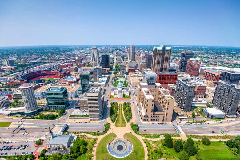 Panoramic view of St. Louis