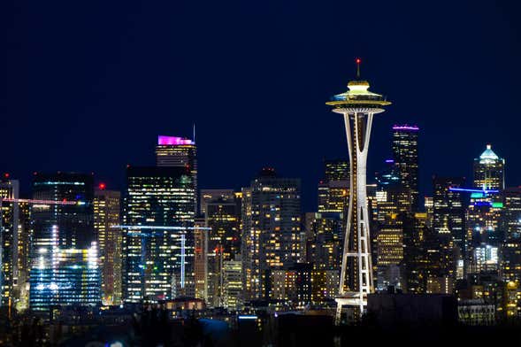 Tour nocturno por Seattle + Space Needle y The Great Wheel