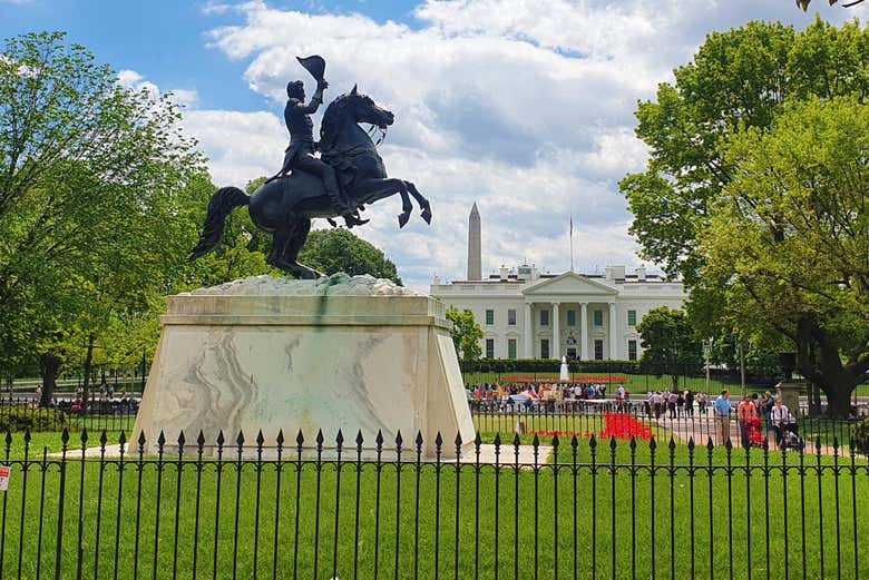 Outside the White House