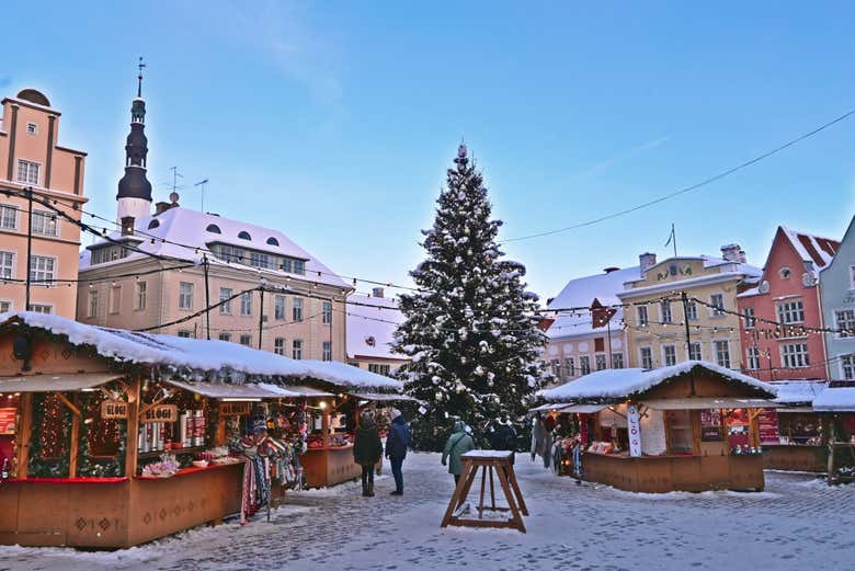 Mercadillo de Navidad en Tallin