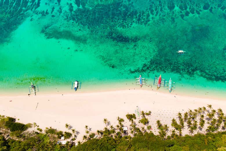 Puka Beach vue du ciel