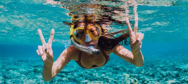 Snorkelling in Moalboal