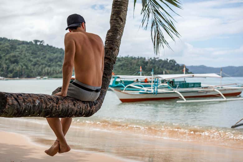 Enjoying the stunning beaches!