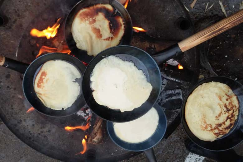 Enjoy a pancake experience in the Finnish forest