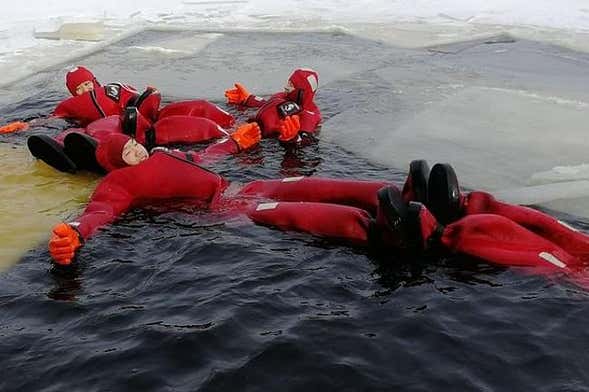 Arctic Ice Floating