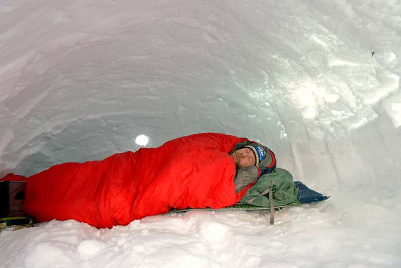 Sleeping in the Pyhä-Luosto National Park