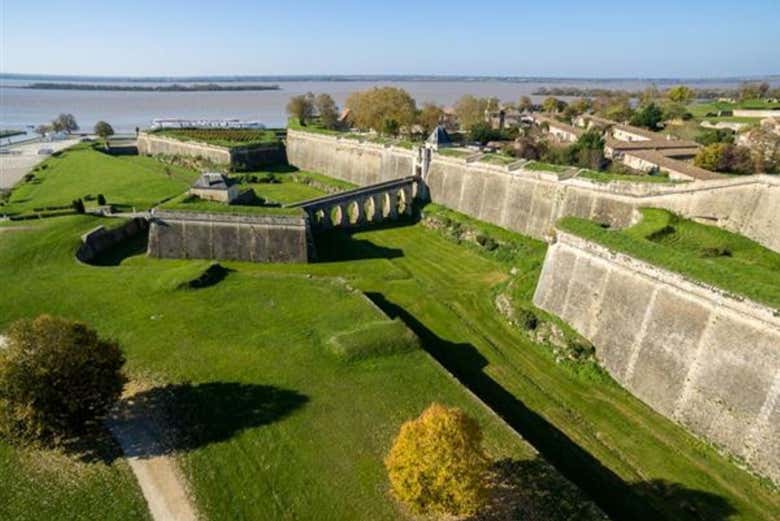 Aerial view of the Citadel of Blaye