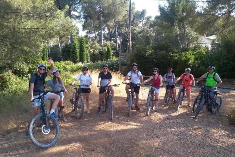 Listos para el tour en bicicleta eléctrica