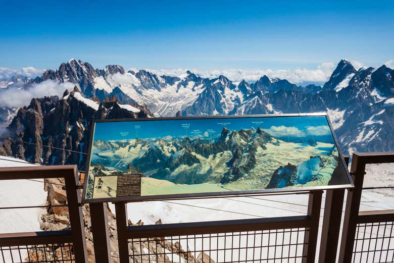 Belvédère à l'Aiguille du Midi