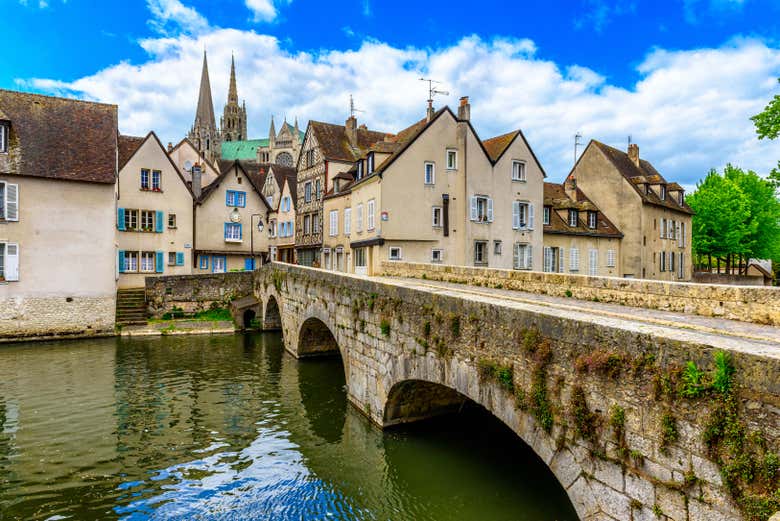 Río Eure a su paso por Chartres