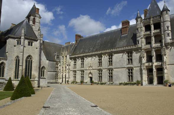 Entrada al castillo de Châteaudun