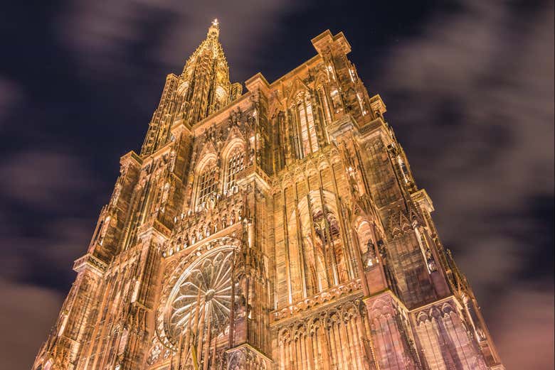 Fachada de la catedral de Estrasburgo