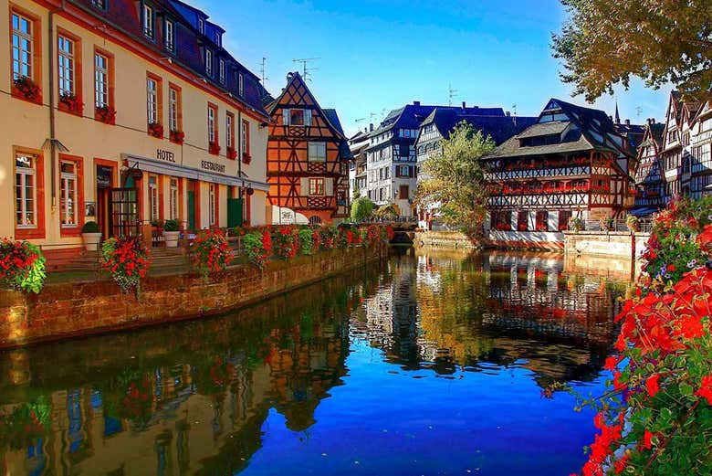 Get great views over the charming canals