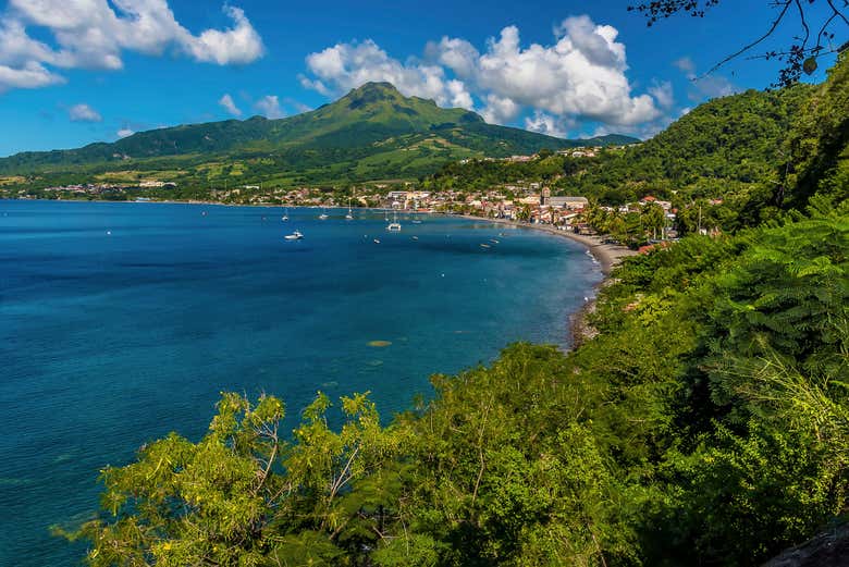 Costa de Saint-Pierre, en el norte de Martinica