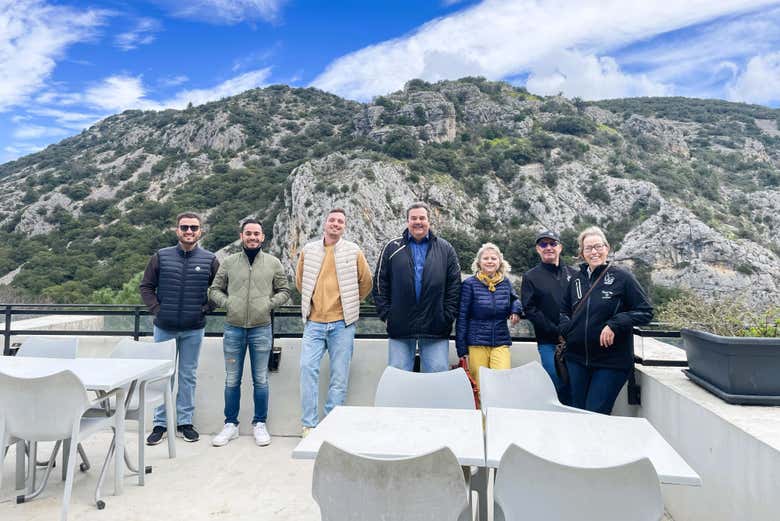 Disfrutando de la visita por las Terrasses du Larzac