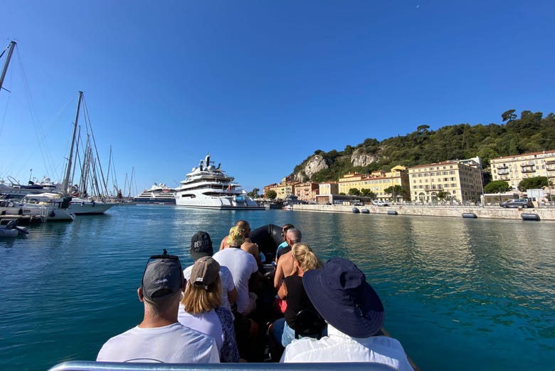 Docking in the Port of Nice